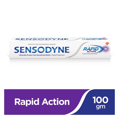 Sensodyne Rapid Action Long Lasting Protection Toothpaste, 100g