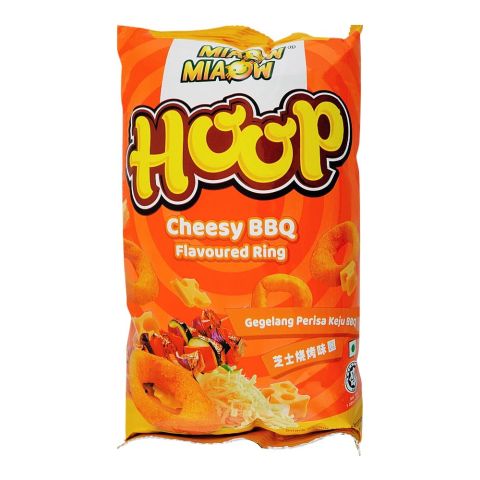 Miaow Miaow Hoop Cheesy BBQ Ring, 50g
