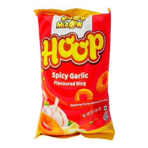 Miaow Miaow Hoop Spicy Garlic Ring, 50g
