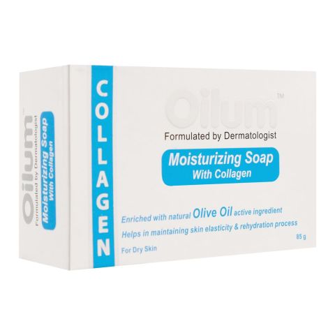 Oilum Moisturizing Soap, With Collagen, For Dry Skin, 85g