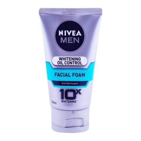 Nivea Men Whitening Oil Control Facial Foam 100ml