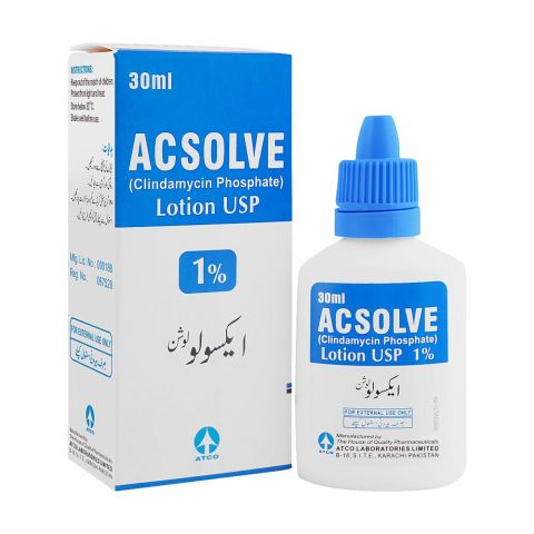 ATCO Laboratories Acsolve 1% Lotion, 30ml