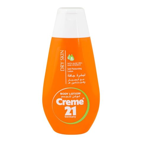 Creme 21 Dry Skin Lotion with Vitamin E & Aloe Vera, 250ml