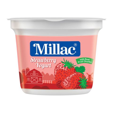 Millac Strawberry Fruit Yogurt, 250g