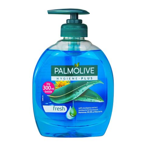 Palmolive Hygiene-Plus Fresh Eucalyptus Antibacterial Hand Wash, 300ml