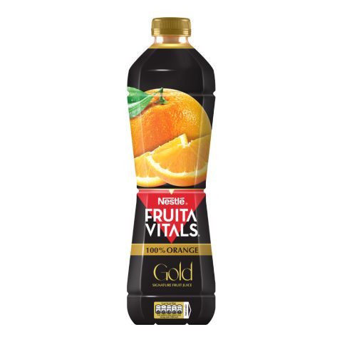 Nestle Fruita Vitals 100%  Orange Juice,  1 Liter