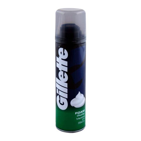 Gillette Menthol Shaving Foam 200ml