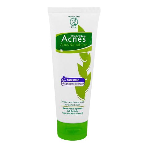 Acnes Deep Pore Face Wash, Pore-Cleansing & Acne Control, For Oily & Acne-Prone Skin, 100ml