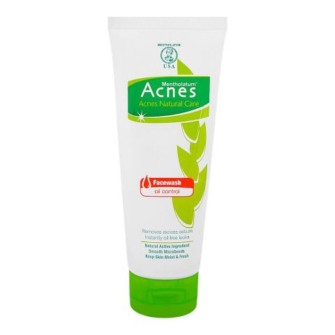 Acnes Oil Control Face Wash, Sebum Control & Acne Prevention, For Oily & Combination Skin, 100ml