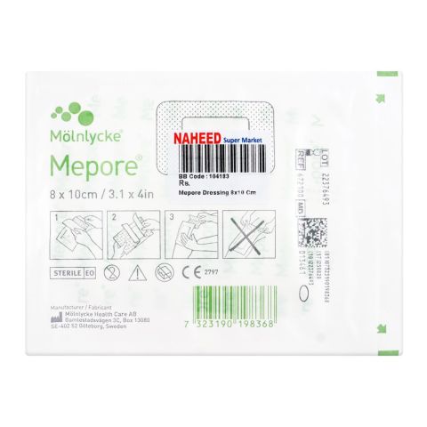 Mepore Dressing Bandage, 8 x 10cm