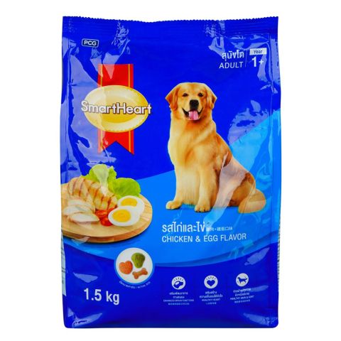 Smart Heart Chicken & Egg Dog Food, 1300g