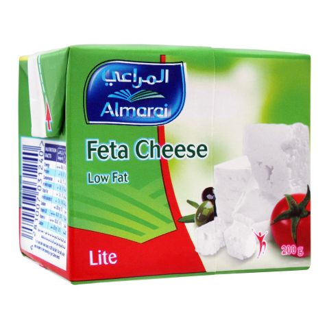 Almarai Feta Cheese, Low Fat, Lite, 200g