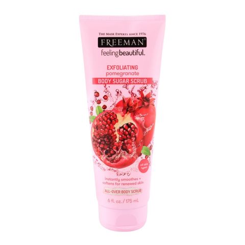 Freeman Exfoliating Pomegranate Sugar Body Scrub 175ml