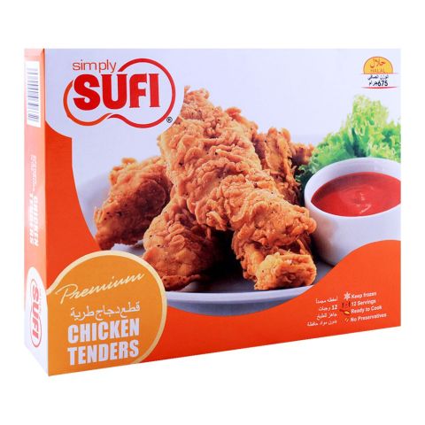 Sufi Chicken Tenders, 12 Servings, 675gm