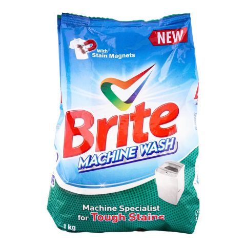 Brite Machine Wash Detergent Powder 1000g