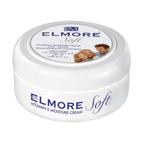 Elmore Soft Vitamin E Moisture Cream, Non Greasy, 200ml