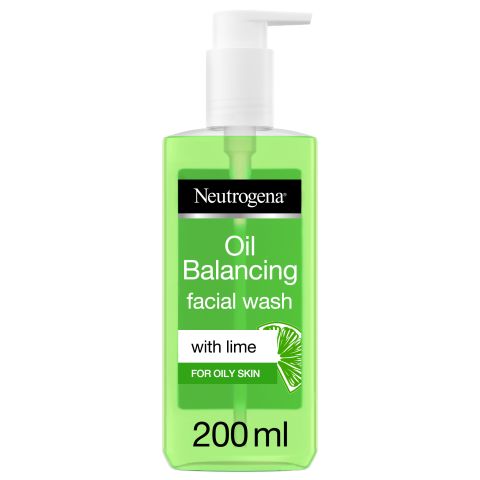 Neutrogena Oil Balancing Facial Wash, With Lime, For Oily Skin, 200ml