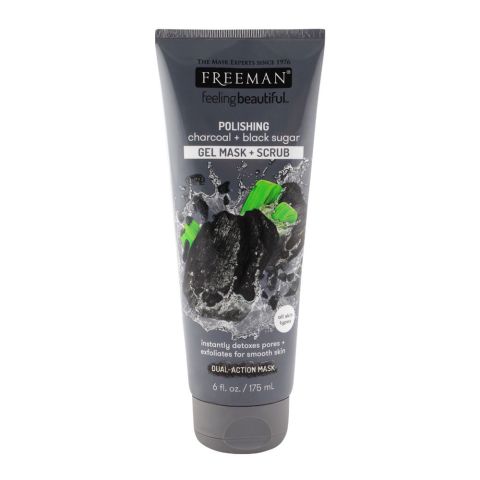Freeman Charcoal & Black Sugar Polish Mask 175ml