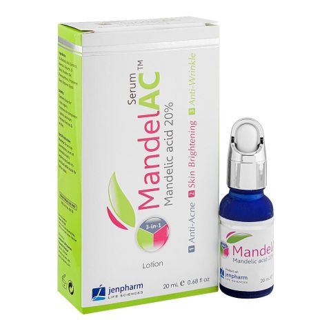 Jen Pharm Mandelac Serum, Reduces Pimples, Even Skin Tone, For Oily & Acne Prone Skin Type, 22ml