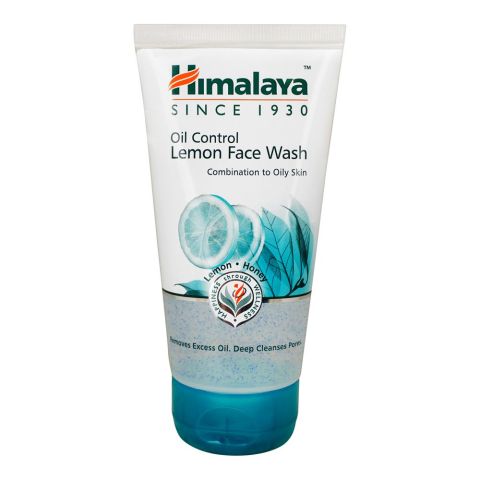Himalaya Oil Control Lemon Face Wash, For Combination To Oily Skin Type, Removes Excess Oil, 150ml