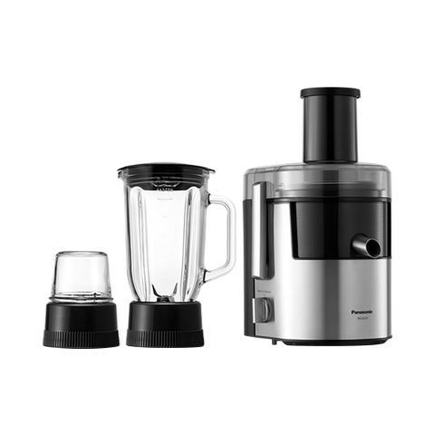 Panasonic 3-In-1 Juicer & Blender, 800W, Silver, DJ-31