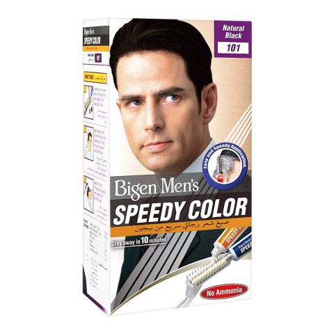 Bigen Men's Speedy Hair Color, Natural Black 101