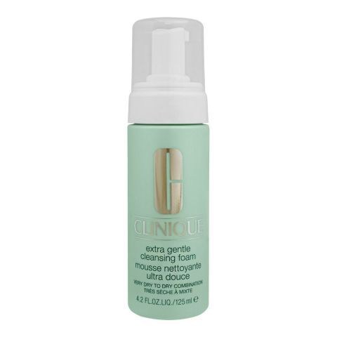Clinique Extra Gentle Cleansing Foam, For Very Dry To Dry Combination, 125ml
