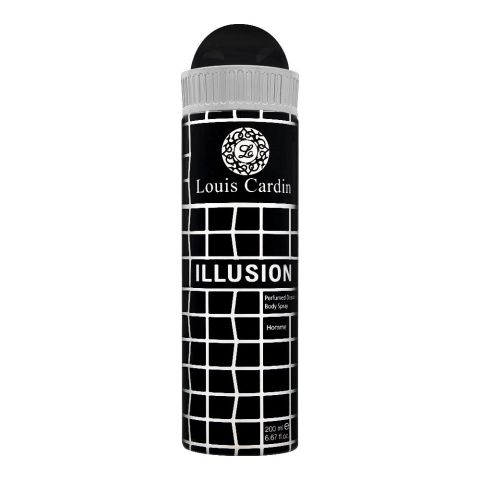 Louis Cardin Illusion Homme Deodorant Spray, For Men, 200ml