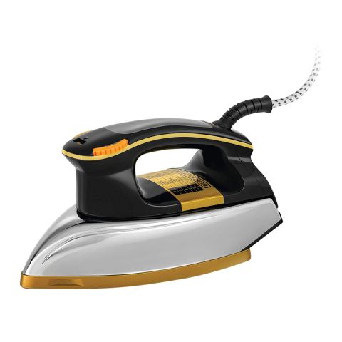 Black & Decker Heavy Weight Dry Iron, Black/Golden, 1200 Watts, F550