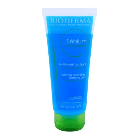 Bioderma Sebium Gel Moussant, Purifying Cleansing Foaming Gel, 100ml