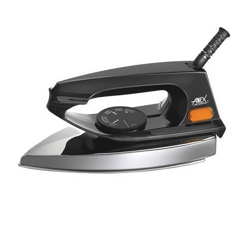 Anex Deluxe Dry Iron, 1000W, Black, AG-1072