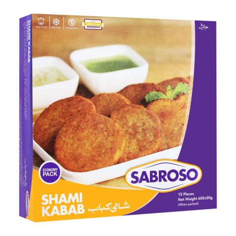 Sabroso Chicken Shami Kabab, 18 Pieces, 720g
