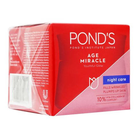 Pond's Age Miracle Wrinkle Corrector Night Cream, 50ml Jar, Thai