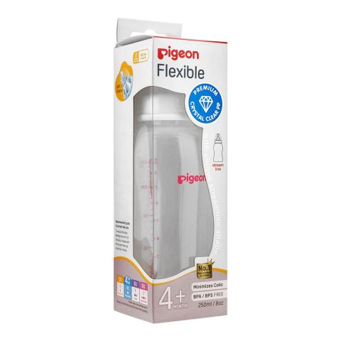 Pigeon Flexible Stream Line Feeding Bottle, 250ml, A-652