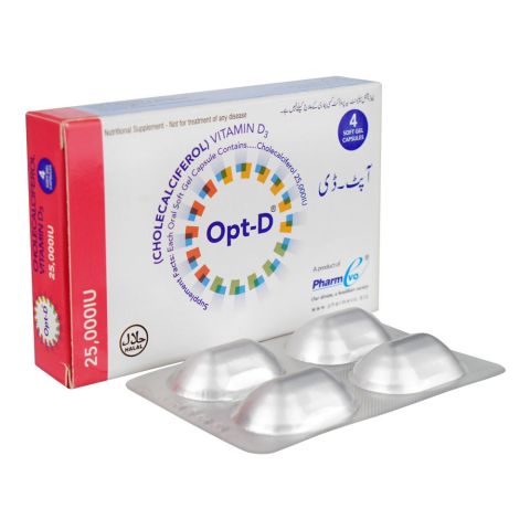 Opt-D Capsules, 25,000iu, Vitamin D Supplements