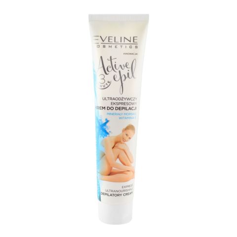 Eveline Active Epil Sea Minerals + Vitamin E Depilatory Cream 125ml