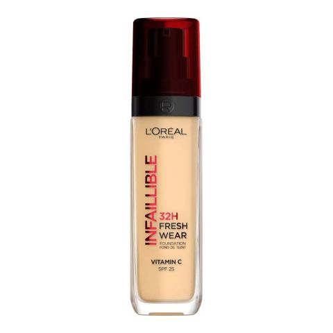 L'Oreal Paris Infallible 24H Stay Fresh Foundation, 120 Vanilla
