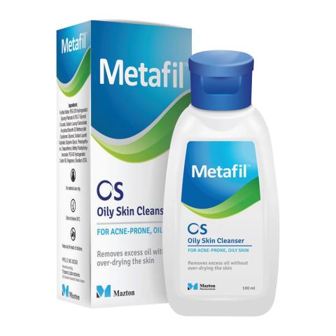 Metafil OS Oily Skin Cleanser, For Acne-Prone and Oily Skin, 100ml