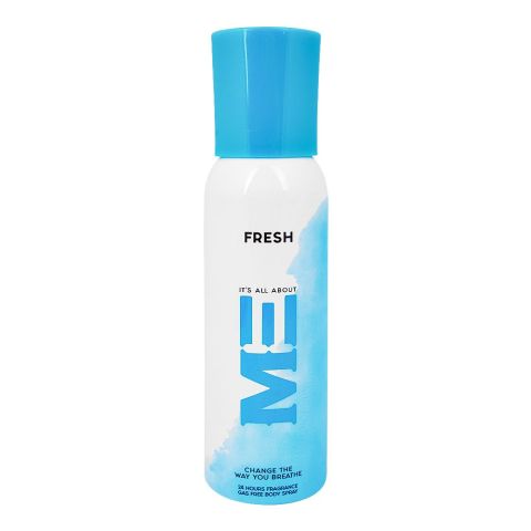 Me Fresh Gas Free Body Spray, 24 Hours Lasting, For Men, 120ml