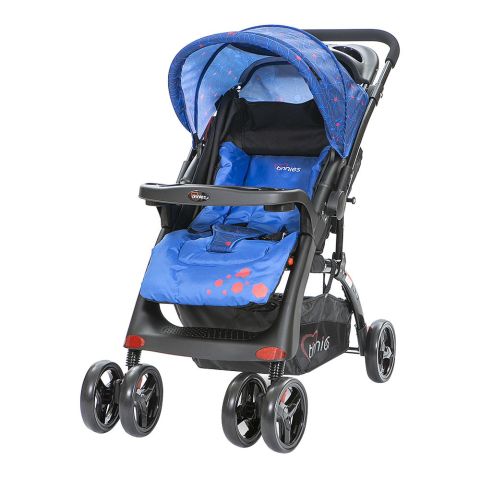 Tinnies Baby Stroller, Royal, Blue C-18D