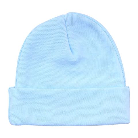 Twin Baby Round Cap, Ocean Blue