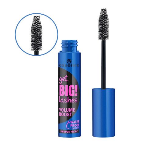 Essence Get Big Lashes Volume Boost Waterproof Mascara, Black