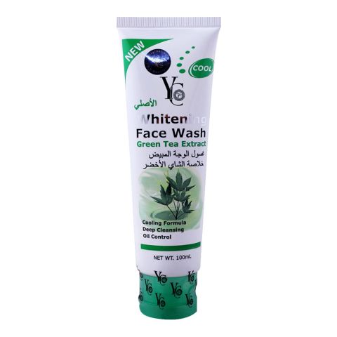 YC Whitening Face Wash, With Green Tea Extract, 100ml