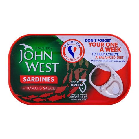 John West Sardines In Tomato Sauce 120g