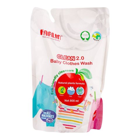 Farlin Clean 2.0 Baby Clothes Wash, 800ml, CB-10005