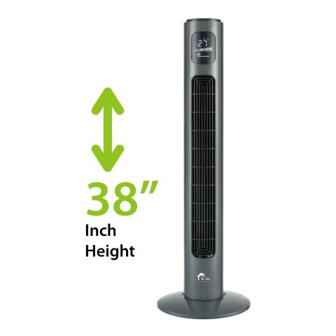 E-Lite Tower Fan, 38 Inches, 50W, ETF-002