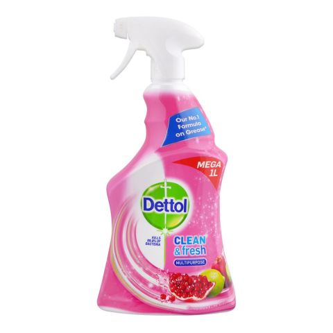 Dettol Clean & Fresh Multipurpose Pomegranate & Lime Splash, 1 Liter
