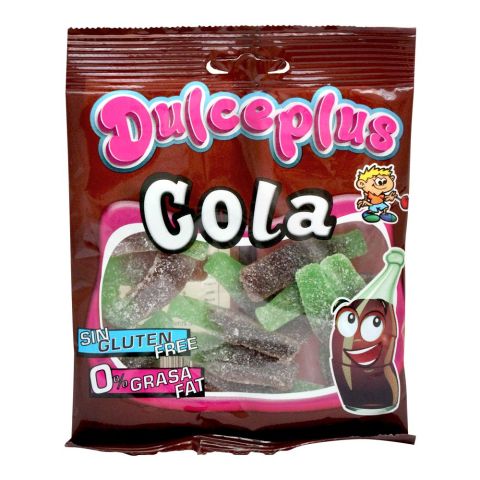 Dulceplus Cola Bottles Jelly, Gluten Free, Pouch, 100g