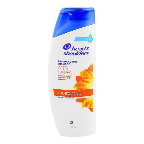 Head & Shoulders Anti-Hairfall Anti-Dandruff Shampoo, 185ml