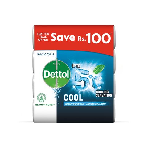 Dettol Cool Soap, 4x110g